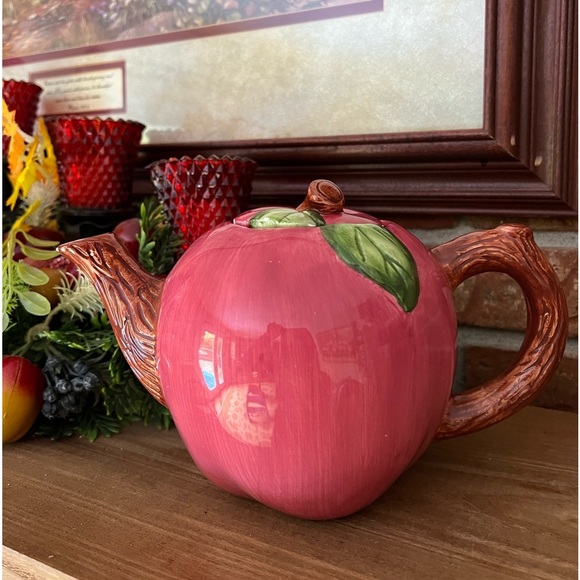 1990’s Cracker Barrel Apple Tea pot⚡FINAL SALE - Picture 2 of 7